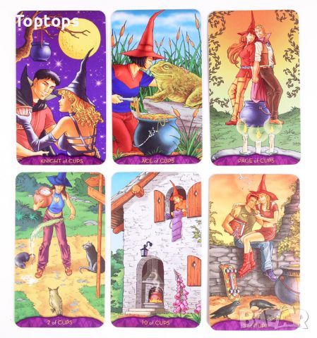 Таро: Silver Witchcraft Tarot & Modern Witch Tarot & Teen Witch Tarot, снимка 15 - Карти за игра - 32557149