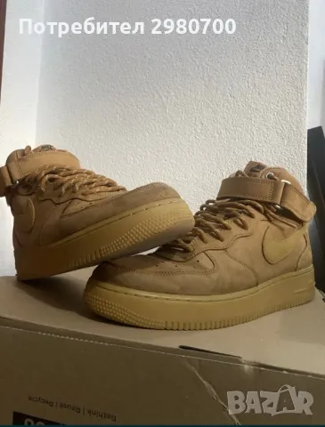 Air Force 1 brown mid, снимка 1 - Маратонки - 47509474