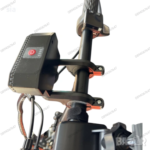 Фар за мотор, скутер, тротинетка или велосипед, Халоген, Led светлина, 5LED, USB, снимка 5 - Аксесоари и консумативи - 49052335