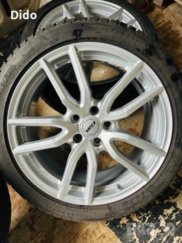 Джанти със зимни гуми 18 5x112, снимка 3 - Гуми и джанти - 52567393