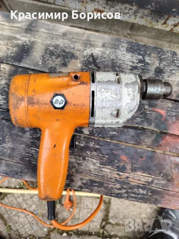 Двускоростна ударна бормашина black&decker, снимка 2 - Бормашини - 50407724