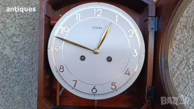 Стар стенен часовник - REGINA - Germany - Антика - 1960", снимка 9 - Антикварни и старинни предмети - 53020755