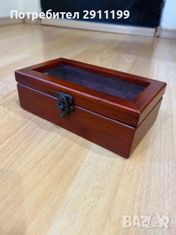 Дървена кутия за часовници, снимка 5 - Други - 53848240