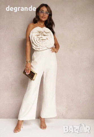 Елегантен гащеризон в Черно и Бяло, снимка 5 - Гащеризони - 51739237