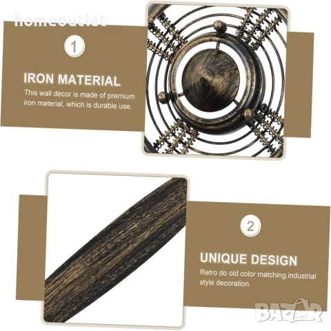 ПРЕОЦЕНЕНО Интериорна декорация в индустриален стил със стенен монтаж MGZ-037, снимка 7 - Статуетки - 50983263