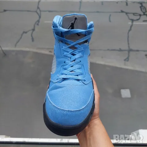 Nike Air Jordan 5 Concord номер 45 оригинални маратонки , снимка 14 - Маратонки - 50087869