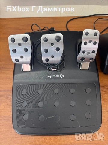 Logitech  G29  PC PS3 PS4 PS5, снимка 4 - Аксесоари - 54143824