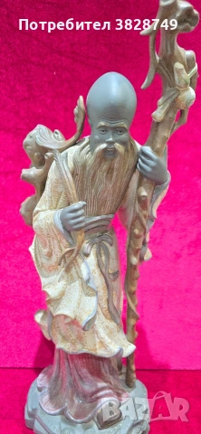 Огромна порцеланова фигура на ядро, снимка 9 - Антикварни и старинни предмети - 53342020