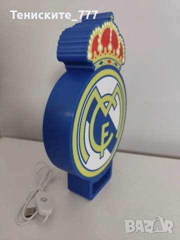 3д лампа Real Madrid CF, снимка 3 - Настолни лампи - 52082608