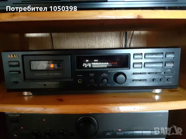 Перфектен дек AKAI DX-49- Две глави и два мотора- Японски като Нов, снимка 2 - Декове - 49386286