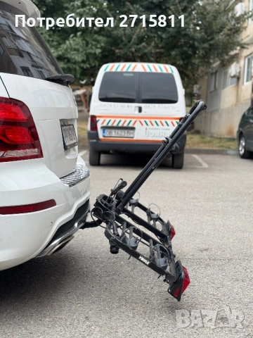 Багажник THULE за 2 велосипеда на теглич , снимка 6 - Аксесоари и консумативи - 43358951