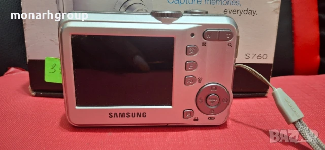 Фотоапарат Samsung S760, снимка 5 - Фотоапарати - 50719422