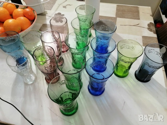 Колекция от 16 чаши Coca-Cola , снимка 2 - Колекции - 53501551