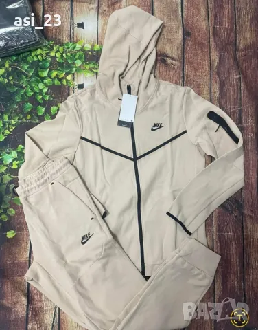 Нови мъжки екипи  nike tech fleece +подарък , снимка 3 - Спортни дрехи, екипи - 47709247