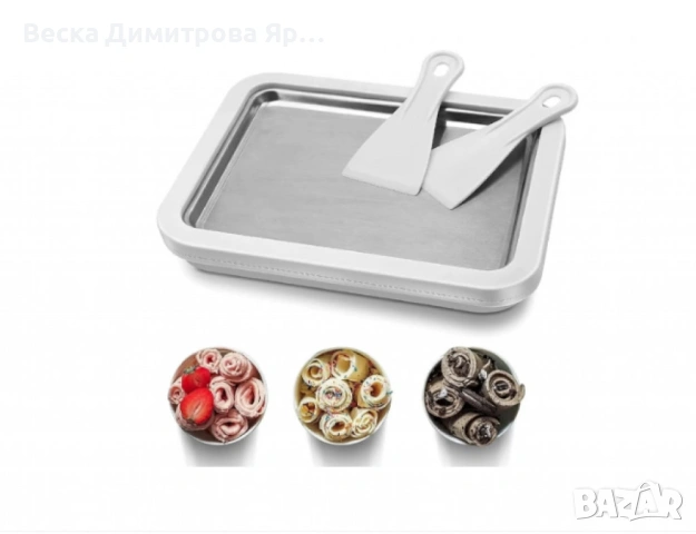 Плоча за тайландски сладолед, С включени аксесоари, снимка 5 - Други - 53861752