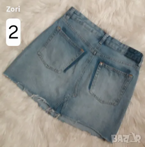 Дънкови поли , снимка 7 - Поли - 41435440