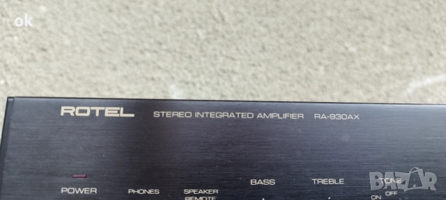 усилвател rotel ra-930ax, снимка 2 - Ресийвъри, усилватели, смесителни пултове - 52493717
