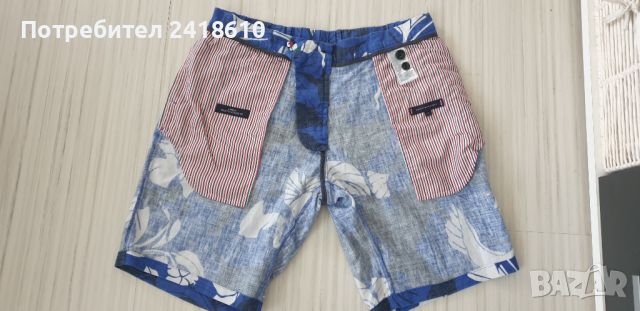 Tommy Hilfiger Floral Short  / Len Mens Size 34 НОВО! ОРИГИНАЛ! Мъжки Къси ленени  Панталони!, снимка 10 - Къси панталони - 46307725