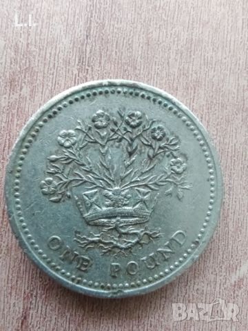 One pound 1991y., снимка 1