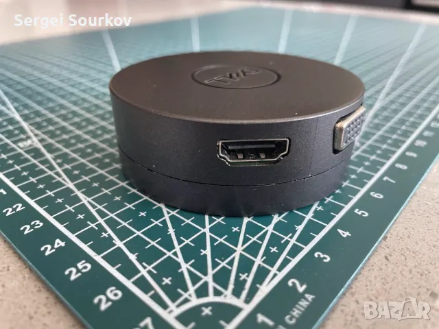 Докинг станция (мобилен адаптер) Dell USB-C Mobile DA300, снимка 2 - Друга електроника - 47017408