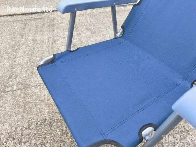 Стол сгъваем за къмпинг, риболов, почивка удобна облегалка, снимка 3 - Столове - 53854397