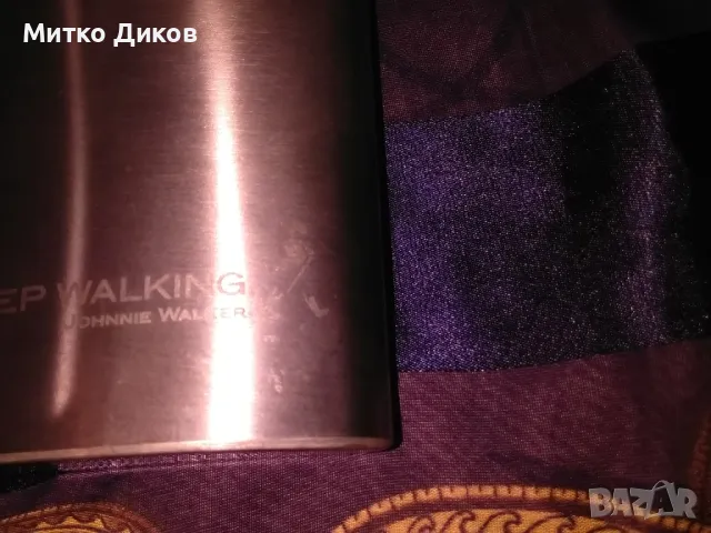 Павур флашка метална 8 юза маркова на Jonnhie Walker отлично, снимка 2 - Екипировка - 49797466