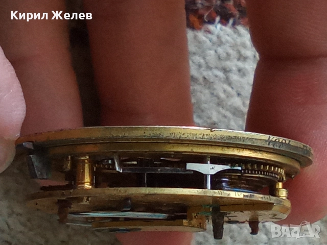 МЕХАНИЗЪМ от СТАР РЯДЪК КОЛЕКЦИОНЕРСКИ МАРКОВ ДЖОБЕН ЧАСОВНИК 23822, снимка 18 - Антикварни и старинни предмети - 48553601