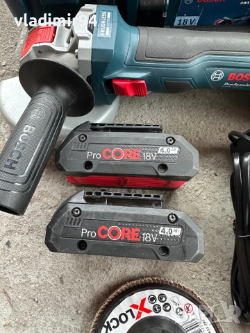 Bosch GWX 18V-7, снимка 5 - Ъглошлайфи - 52666144