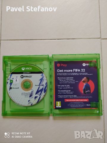 FIFA 22 XBOX SERIES X в отлично състояние 👌, снимка 2 - Игри за Xbox - 46276759