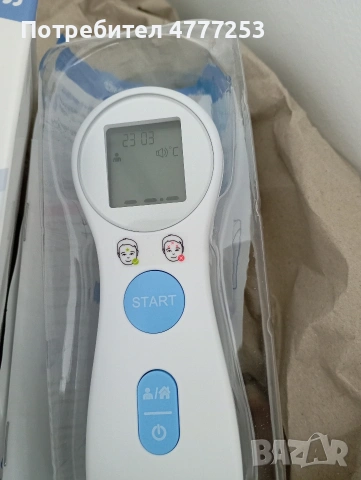 Термометър ,безконтактен термометър , термометър за чело, снимка 3 - Други стоки за дома - 53971491