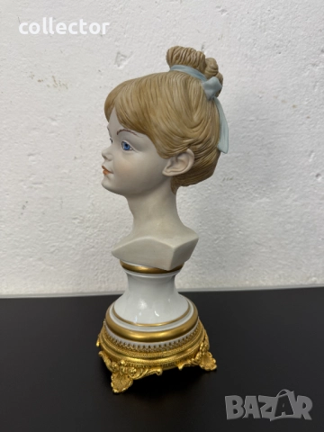 Порцланов бюст на жена - Capodimonte. №7511, снимка 3 - Колекции - 52119743