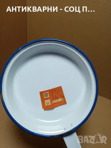 Соц Стар Емайлиран Тиган., снимка 6 - Антикварни и старинни предмети - 49817390