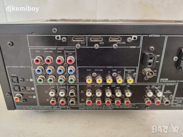 Resiver Yamaha model-Rx-v363 , снимка 7 - Ресийвъри, усилватели, смесителни пултове - 53776168