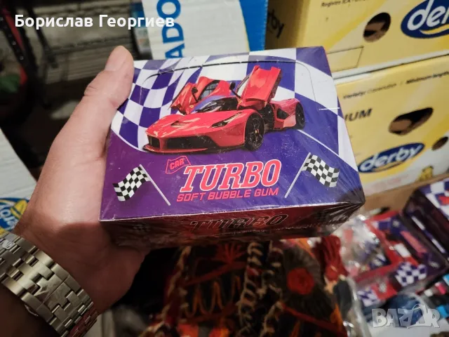 Кутия дъвки turbo, снимка 1 - Колекции - 35565456