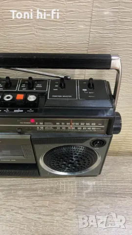 Panasonic RS-462S VINTAGE RETRO CD BOOMBOX Ghetto Blaster радио касетофон Работи перфектно на радио , снимка 9 - Радиокасетофони, транзистори - 47061968