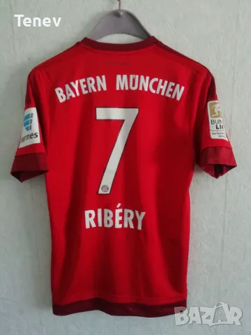 Bayern Munich Ribery Adidas 2015/2016 оригинална тениска фланелка Байерн Мюнхен Рибери размер S, снимка 1 - Тениски - 48893707