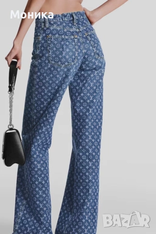 Дънки дамски, снимка 2 - Дънки - 53712047