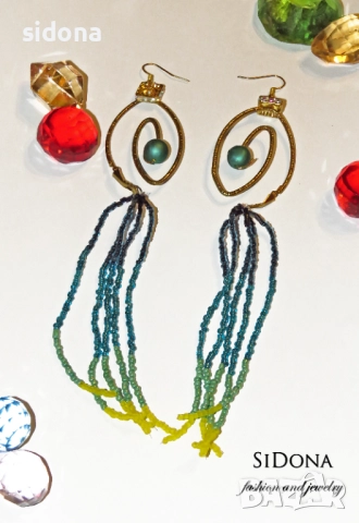 Висящи обеци SiDona част I, снимка 4 - Обеци - 38011795