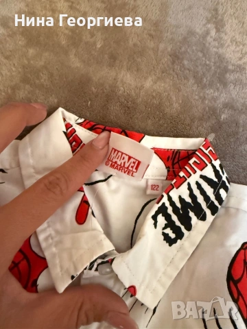 Риза на Спайдърмен, снимка 3 - Детски ризи - 54276792