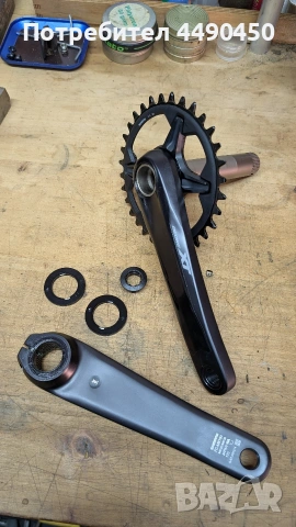 Shimano XT M8120 Boost курбел 170мм 32Т 100EUR, снимка 6 - Части за велосипеди - 53496491