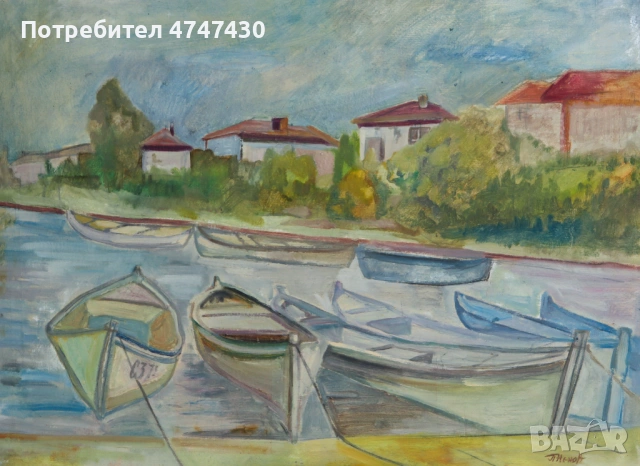 Петър Ненов маслени бои пейзаж