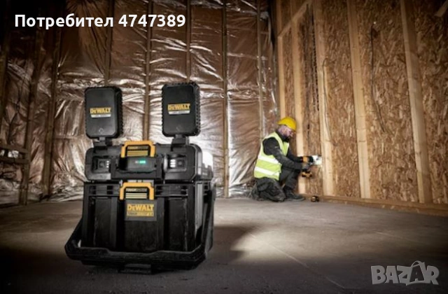 Акумулаторен фенер куфар DEWALT DWST08061-1 TOUGHSYSTEM 2 , 4000 lm, 18V / 54V, снимка 6 - Други инструменти - 53614673