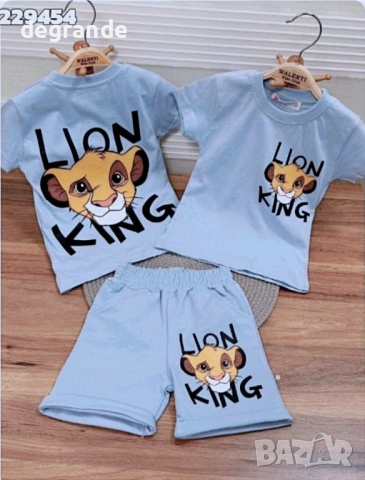  🧸Летен комплект с лъв от 2 г до 5 г