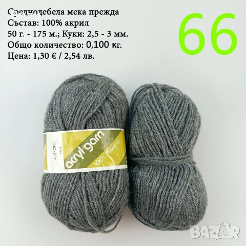 Евтини прежди в малки количества - нови и остатъци, снимка 14 - Други - 52029828