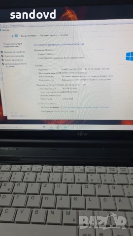 евтин хубав лаптоп FUJITSU A-530 цена 80евро, снимка 6 - Лаптопи за дома - 53869274