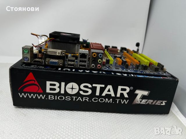 Mainboard Biostar Hybrid Crossfire X TA790GX 128M 2.0 / RJ 325 +CPU INTEL +RAM, снимка 2 - Дънни платки - 46565711