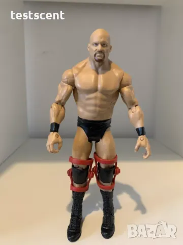 Екшън фигура WWE Stone Cold Steve Austin Ледения Стив Остин Mattel basic figure играчка WWF WCW, снимка 17 - Фигурки - 49552090