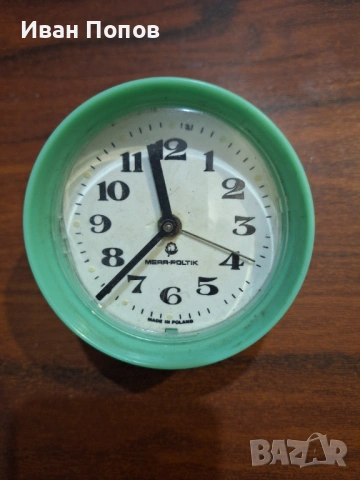 Будилник механичен, работи точно, Полски  Мера-полтик