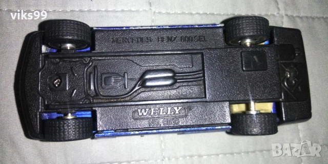 Mercedes Benz 600 SEL Welly No.9048, снимка 8 - Колекции - 53985112