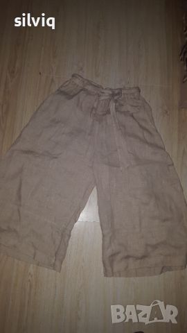 Ленен панталон, снимка 1 - Къси панталони и бермуди - 45270770